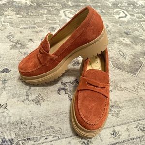 Patina Womens Chunky Loafers Shoes Size 5 1/2 Like New